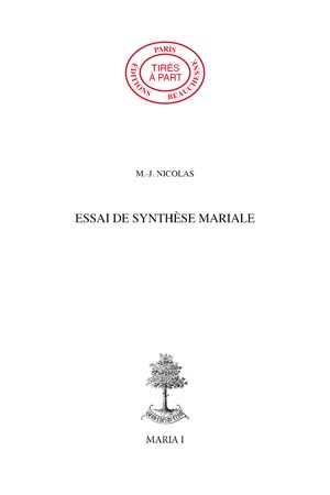 19.ESSAI DE SYNTHÈSE MARIALE